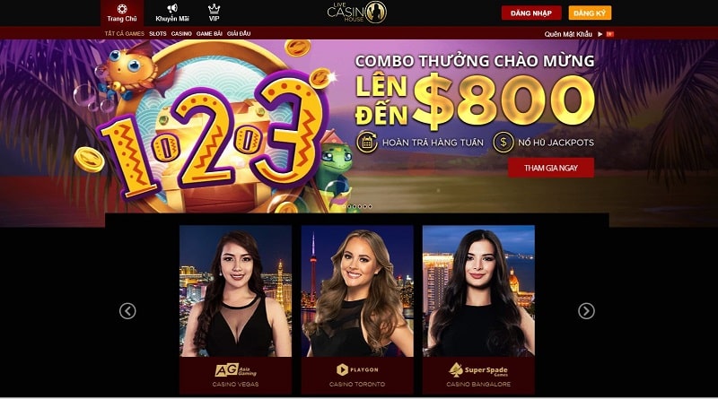 hướng dẫn đăng ký live casino house