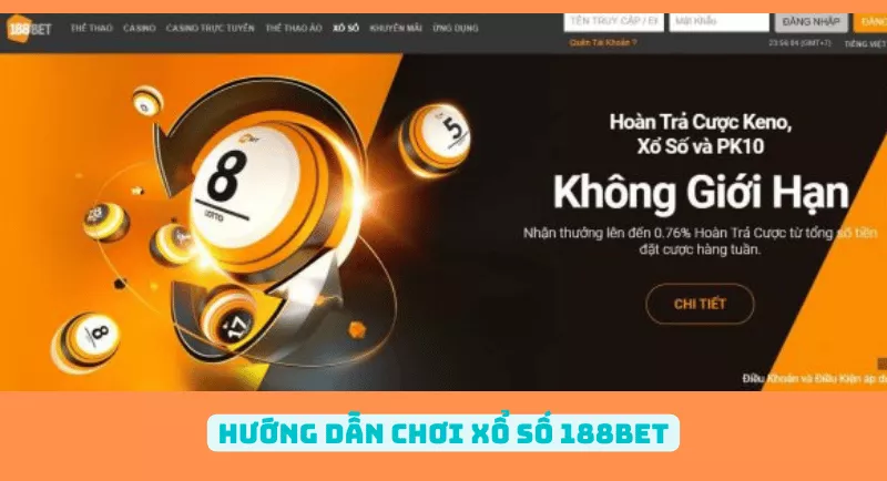 hướng dẫn chơi xổ số 188bet