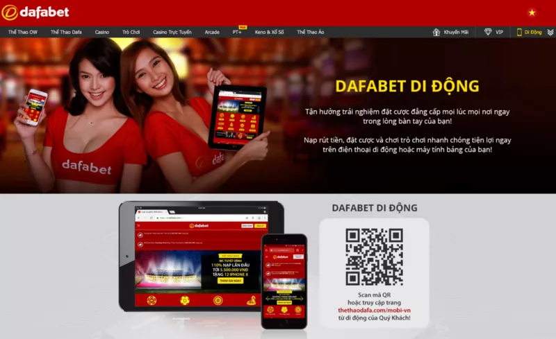 giao diện và ứng dụng dafabet