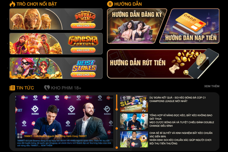 giao diện và ứng dụng 789bet